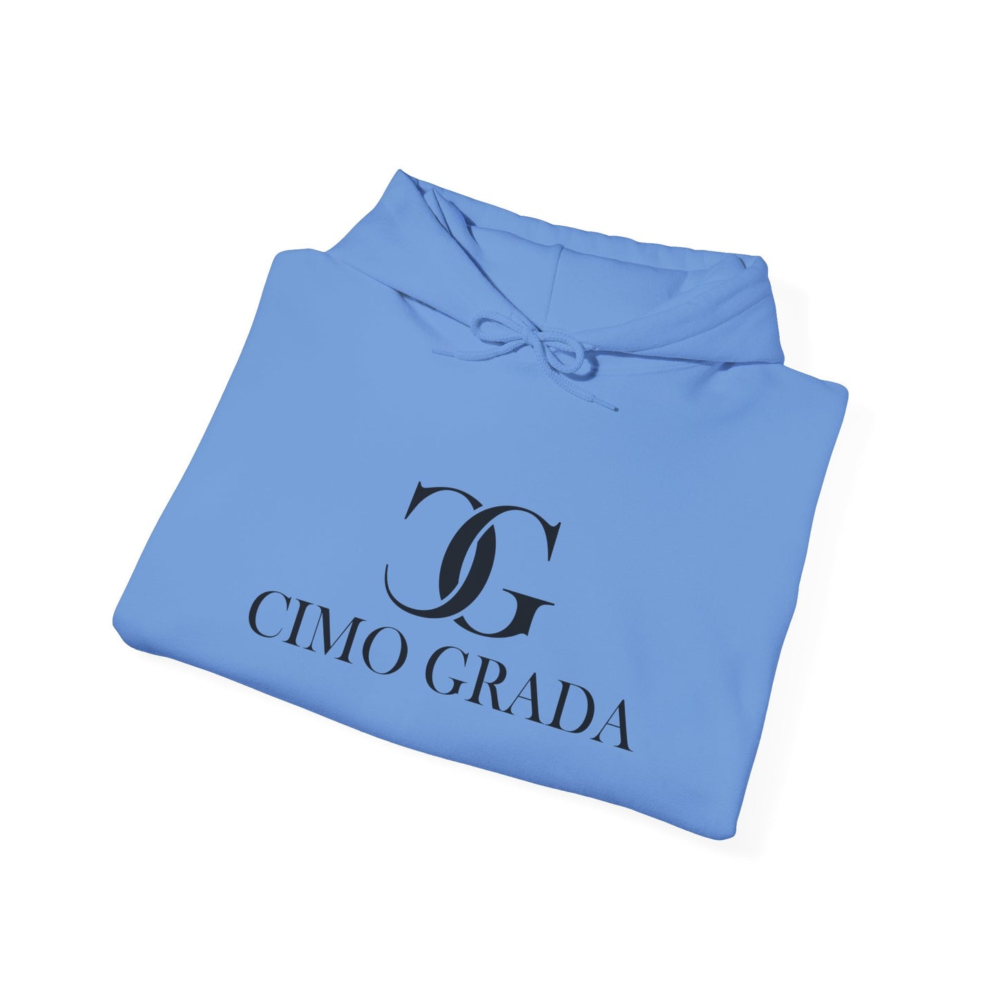 Chic Logo Hooded Sweatshirt - Cozy Unisex Pullover, Perfect for Casual Outings, Gift for Friends, Streetwear Style, Fashion Essentials