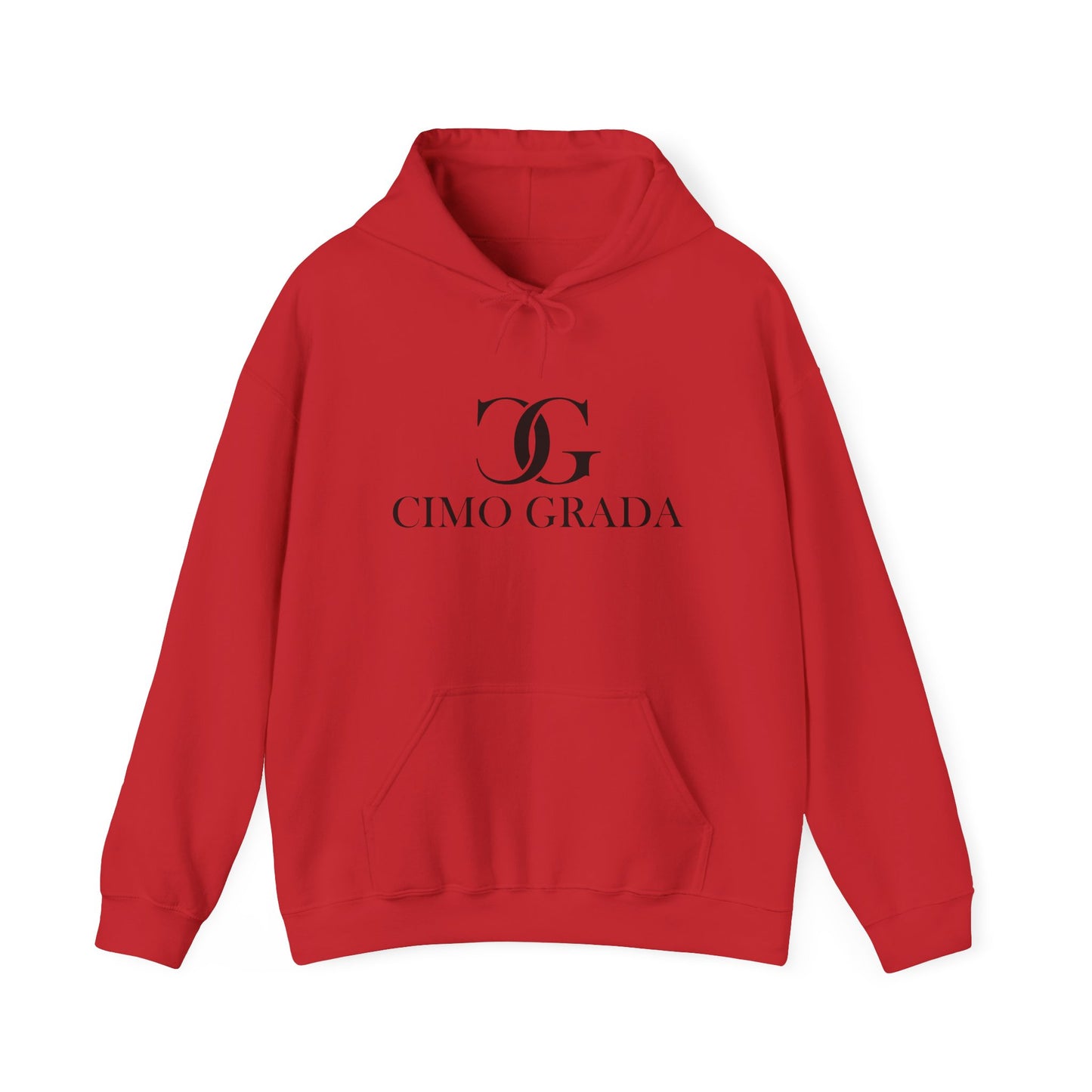 Chic Logo Hooded Sweatshirt - Cozy Unisex Pullover, Perfect for Casual Outings, Gift for Friends, Streetwear Style, Fashion Essentials
