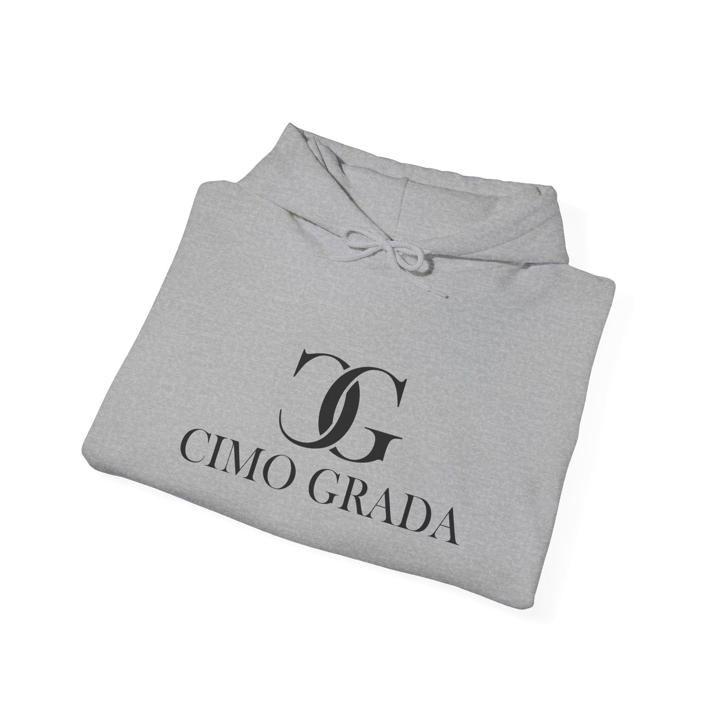 Chic Logo Hooded Sweatshirt - Cozy Unisex Pullover, Perfect for Casual Outings, Gift for Friends, Streetwear Style, Fashion Essentials