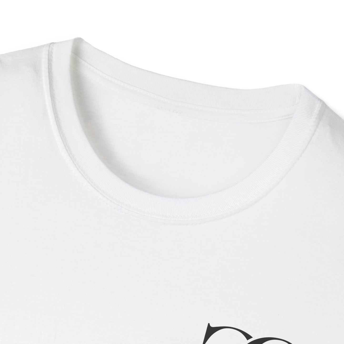 Minimalist Monogram Unisex Softstyle T-Shirt, Casual Graphic Tee, Personalized Gift, Everyday Wear, Trendy Apparel