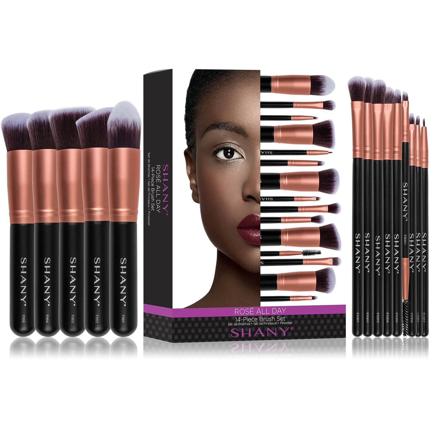 Bombshell 14-Piece Makeup Brush Set-1